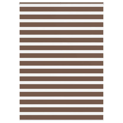 Doppelrollo Braun 165x200 cm Stoffbreite 160,9 cm Polyester