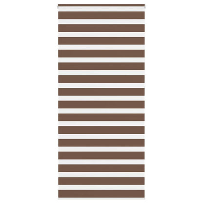 vidaXL Store double enrouleur marron 105x230 cm largeur du tissu 100,9 cm polyester