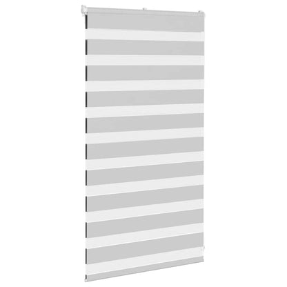 vidaXL Store double gris clair 85x100 cm Largeur du tissu 80,9 cm Polyester