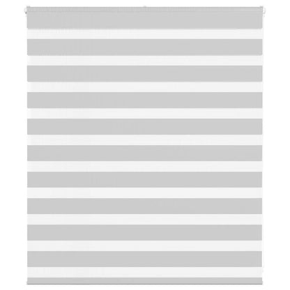 Doppelrollo Hellgrau 120x100 cm Stoffbreite 115,9 cm Polyester