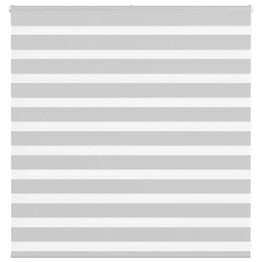 vidaXL Doppelrollo Hellgrau 150x100 cm Stoffbreite 145,9 cm Polyester
