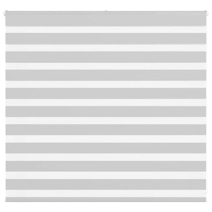 vidaXL Doppelrollo Hellgrau 160x100 cm Stoffbreite 155,9 cm Polyester
