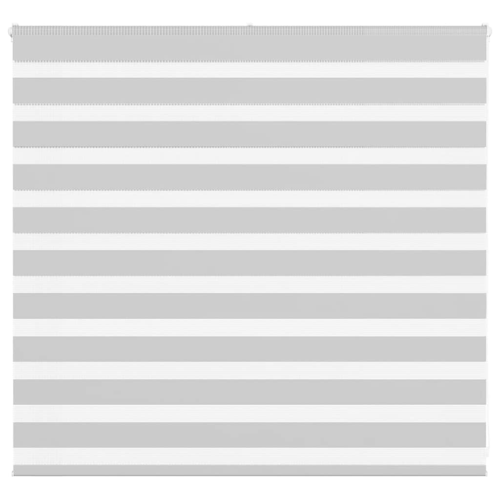 vidaXL Doppelrollo Hellgrau 165x100 cm Stoffbreite 160,9 cm Polyester
