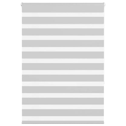 vidaXL Doppelrollo Hellgrau 105x150cm Stoffbreite 100,9 cm Polyester