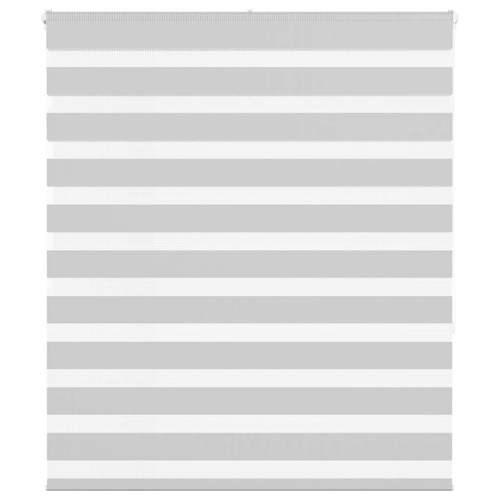 vidaXL Doppelrollo Hellgrau 120x150 cm Stoffbreite 115,9 cm Polyester