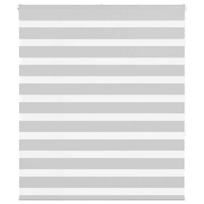 vidaXL Doppelrollo Hellgrau 120x150 cm Stoffbreite 115,9 cm Polyester