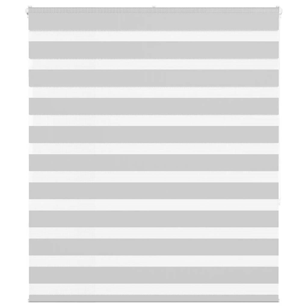 vidaXL Double store enrouleur gris clair 130x150 cm largeur du tissu 125,9 cm polyester