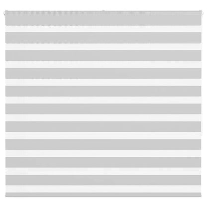 vidaXL Store enrouleur double gris clair 155x150 cm Largeur du tissu 150,9 cm Polyester