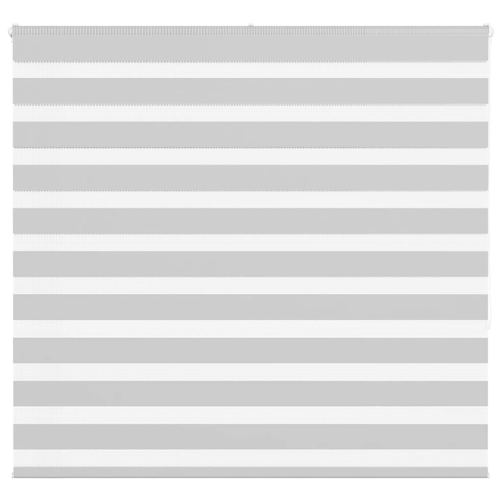 vidaXL Doppelrollo Hellgrau 160x150 cm Stoffbreite 155,9 cm Polyester