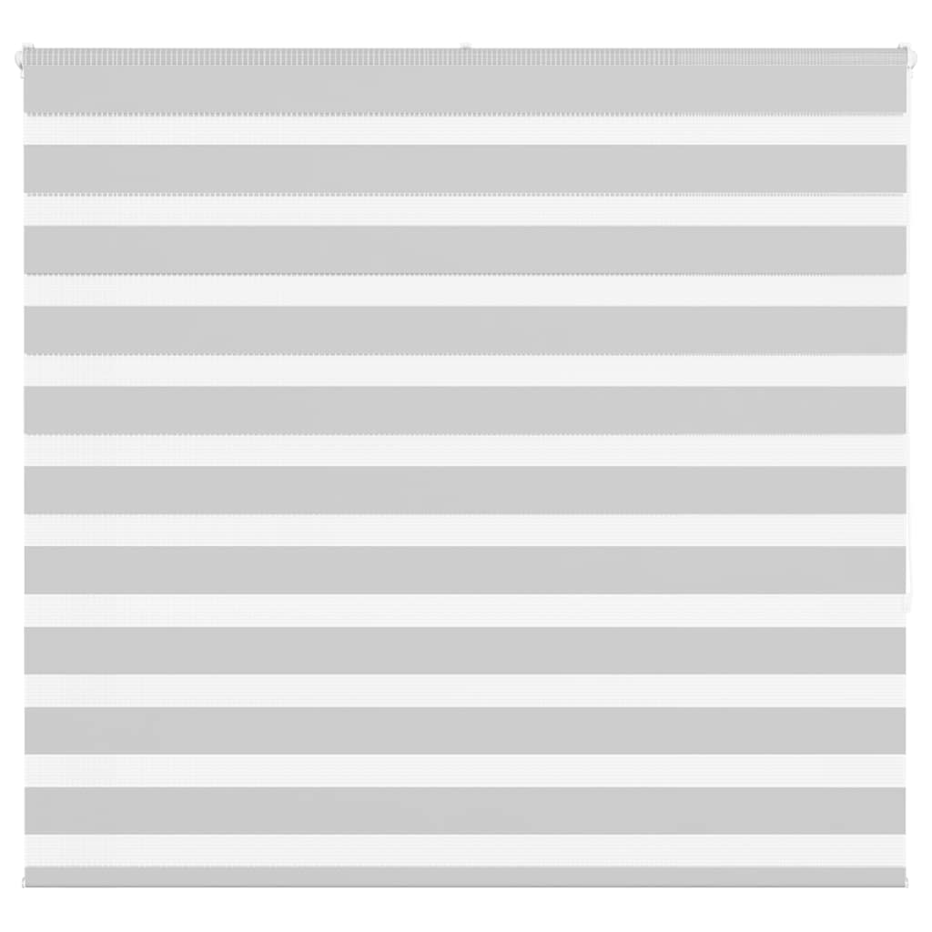 vidaXL Doppelrollo Hellgrau 165x150 cm Stoffbreite 160,9 cm Polyester