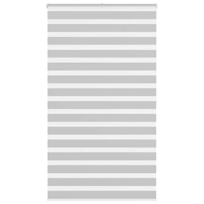 vidaXL Doppelrollo Hellgrau 120x200 cm Stoffbreite 115,9 cm Polyester