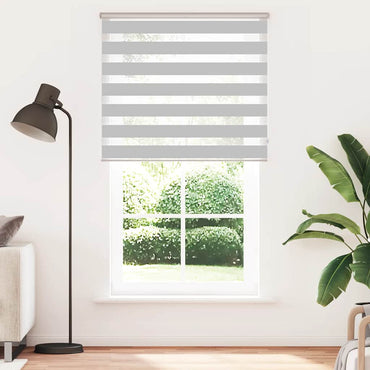 vidaXL Store Jour Nuit Gris clair 130x200 cm Largeur du tissu 125,9 cm Polyester