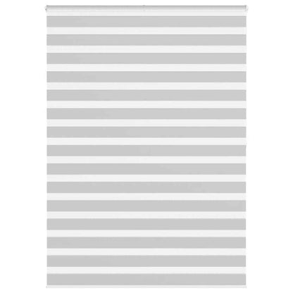 vidaXL Doppelrollo Hellgrau 160x200 cm Stoffbreite 155,9 cm Polyester