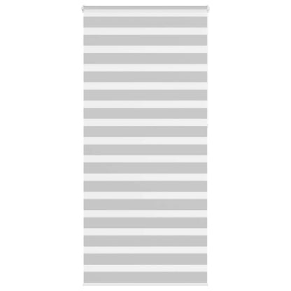 vidaXL Doppelrollo Hellgrau 110x230 cm Stoffbreite 105,9 cm Polyester