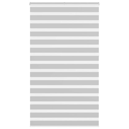vidaXL Doppelrollo Hellgrau 130x230 cm Stoffbreite 125,9 cm Polyester