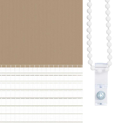 Doppelrollo Sandbraun 85x150 cm Stoffbreite 80,9 cm Polyester