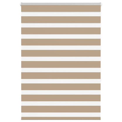 Doppelrollo Sandbraun 105x150 cm Stoffbreite 100,9 cm Polyester