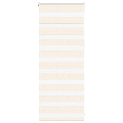 Doppelrollo Marmorbeige 55x100 cm Stoffbreite 50,9 cm Polyester