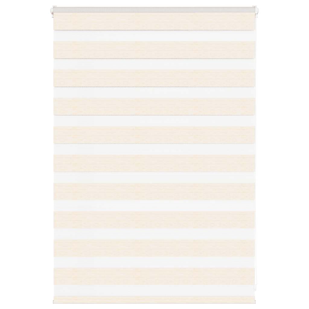 vidaXL Doppelrollo Marmorbeige 105x100cm Stoffbreite 100,9 cm Polyester