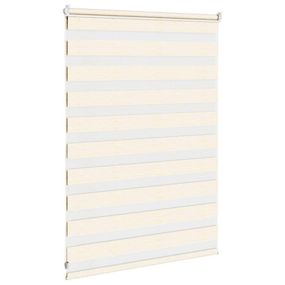 vidaXL Doppelrollo Marmorbeige 105x100cm Stoffbreite 100,9 cm Polyester