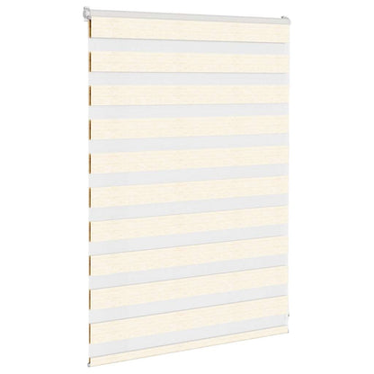 vidaXL Doppelrollo Marmorbeige 110x100cm Stoffbreite 105,9 cm Polyester