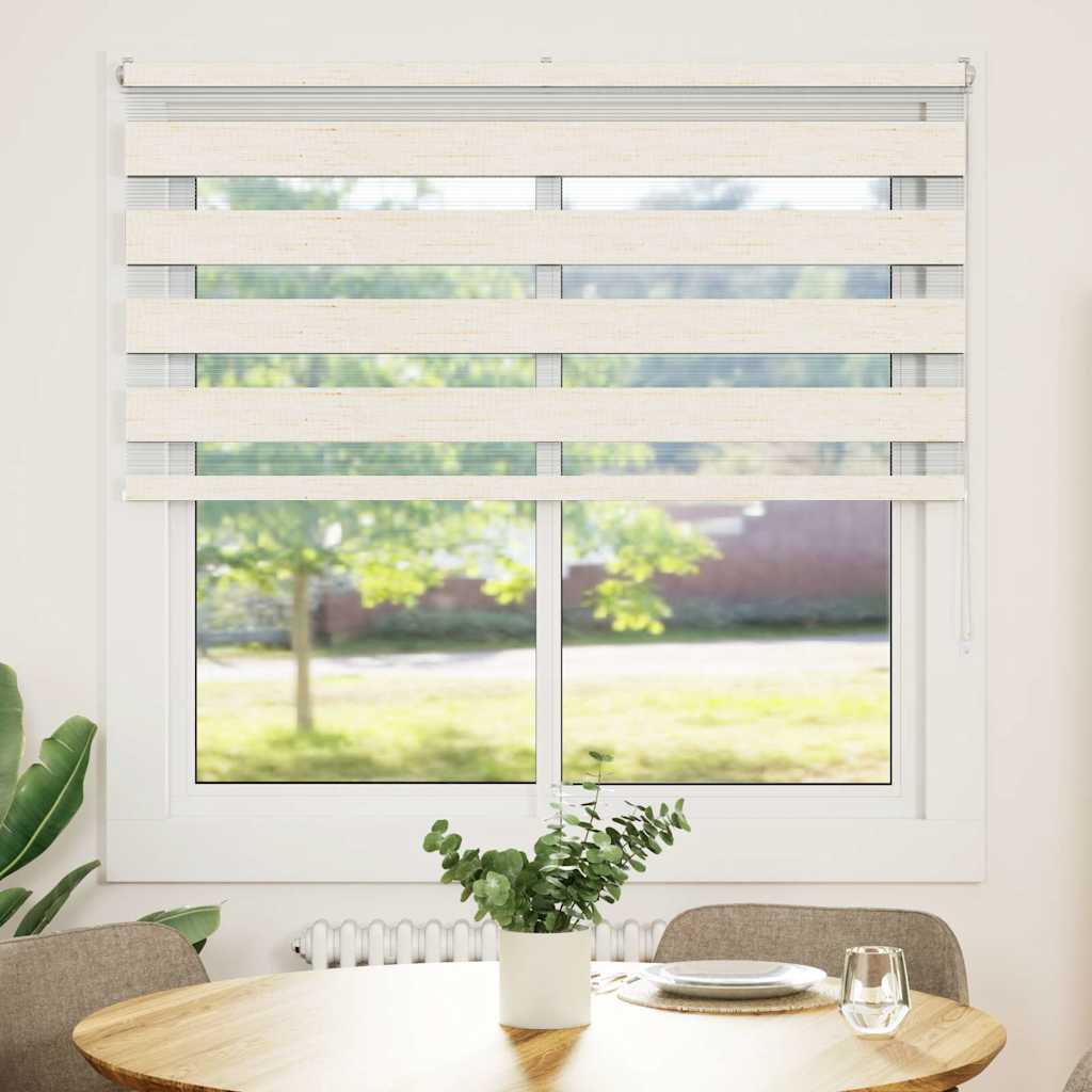 Doppelrollo Marmorbeige 150x100cm Stoffbreite 145,9 cm Polyester