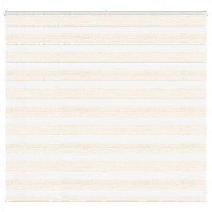 vidaXL Doppelrollo Marmorbeige 155x100cm Stoffbreite 150,9 cm Polyester