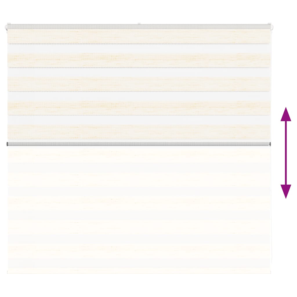 vidaXL Doppelrollo Marmorbeige 165x100cm Stoffbreite 160,9 cm Polyester
