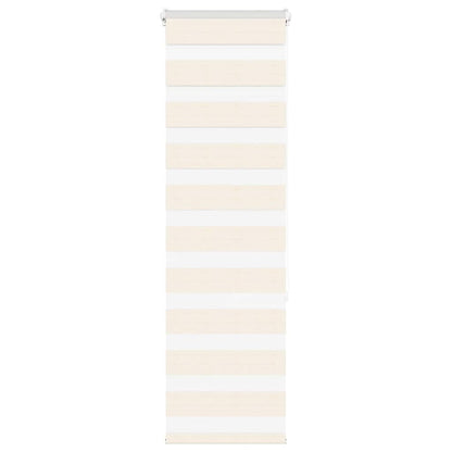 Doppelrollo Marmorbeige 45x150 cm Stoffbreite 40,9 cm Polyester