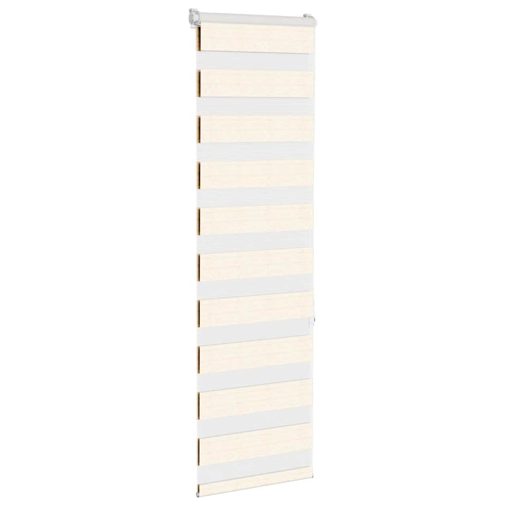 Doppelrollo Marmorbeige 45x150 cm Stoffbreite 40,9 cm Polyester