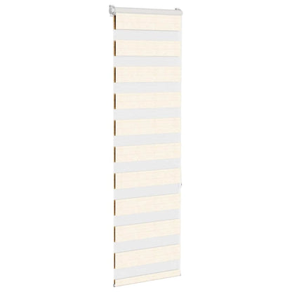 Doppelrollo Marmorbeige 45x150 cm Stoffbreite 40,9 cm Polyester