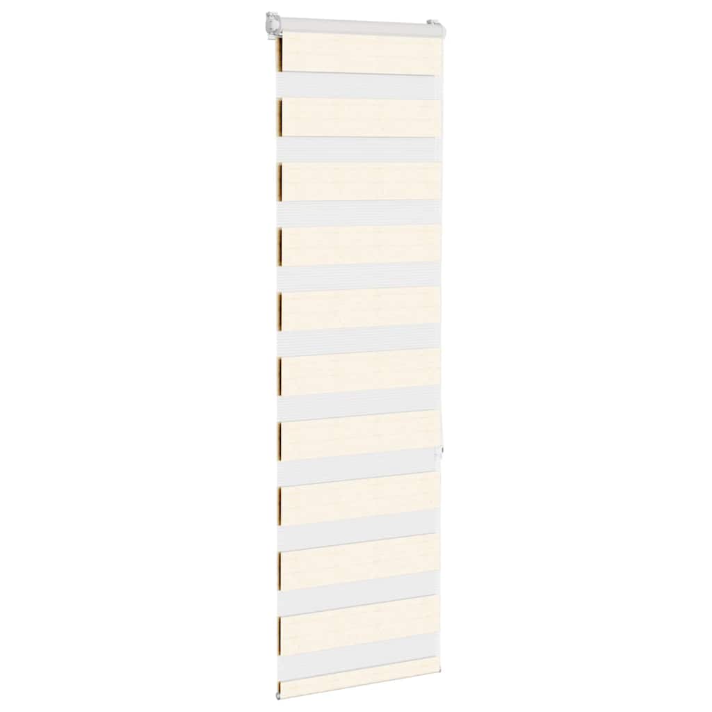 Doppelrollo Marmorbeige 50x150 cm Stoffbreite 45,9 cm Polyester