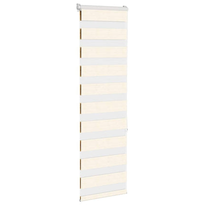 Doppelrollo Marmorbeige 50x150 cm Stoffbreite 45,9 cm Polyester