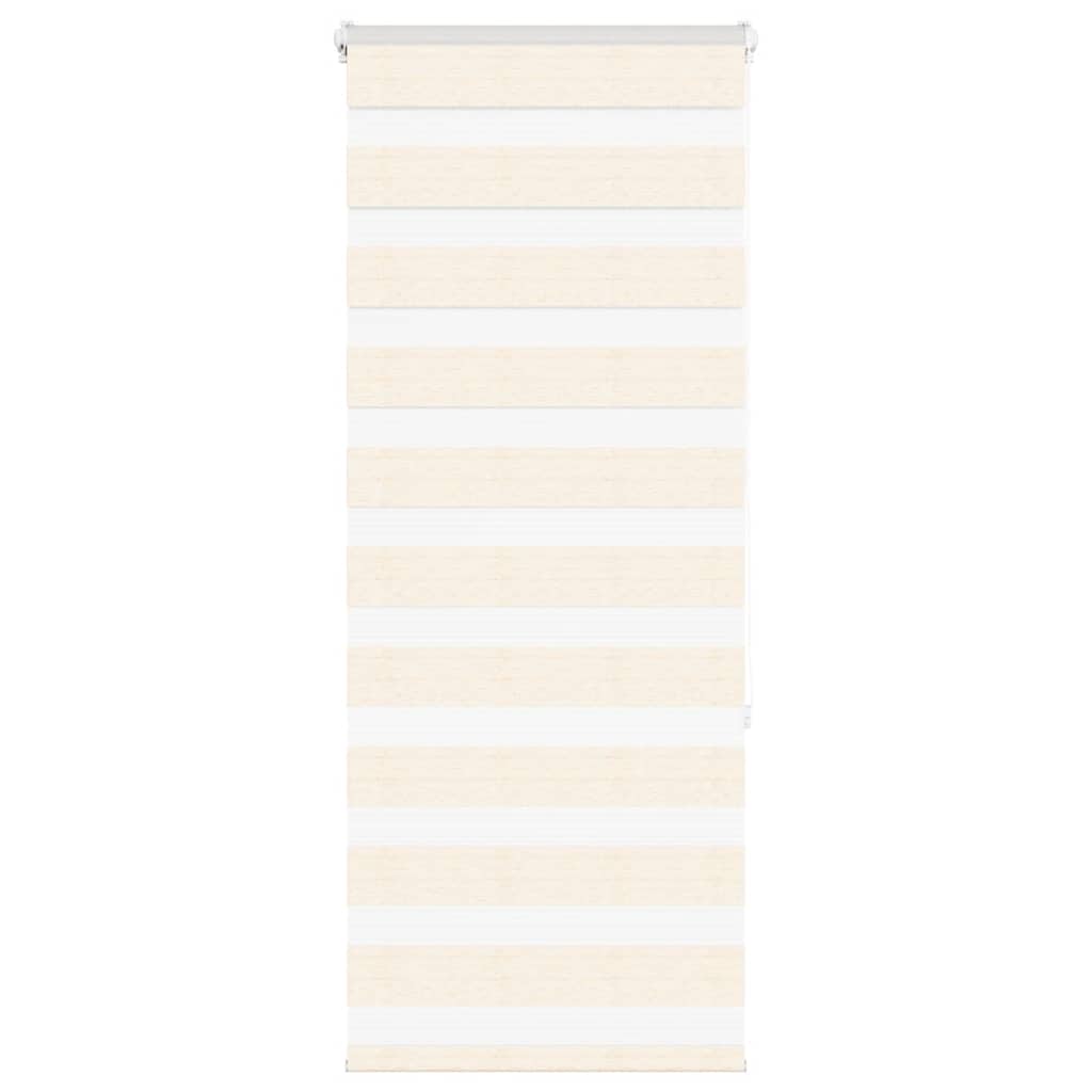 Doppelrollo Marmorbeige 55x150 cm Stoffbreite 50,9 cm Polyester