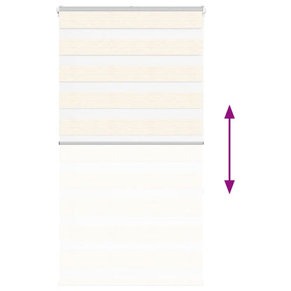 Doppelrollo Marmorbeige 70x150 cm Stoffbreite 65,9 cm Polyester