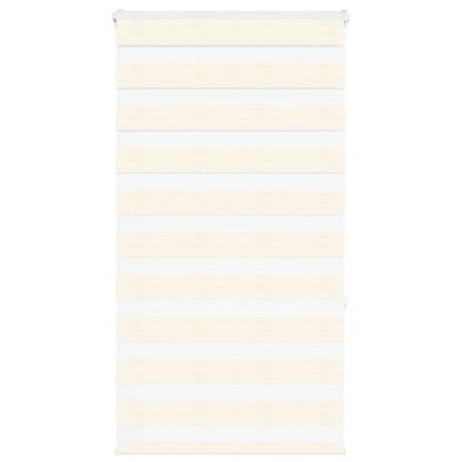Doppelrollo Marmorbeige 75x150 cm Stoffbreite 70,9 cm Polyester