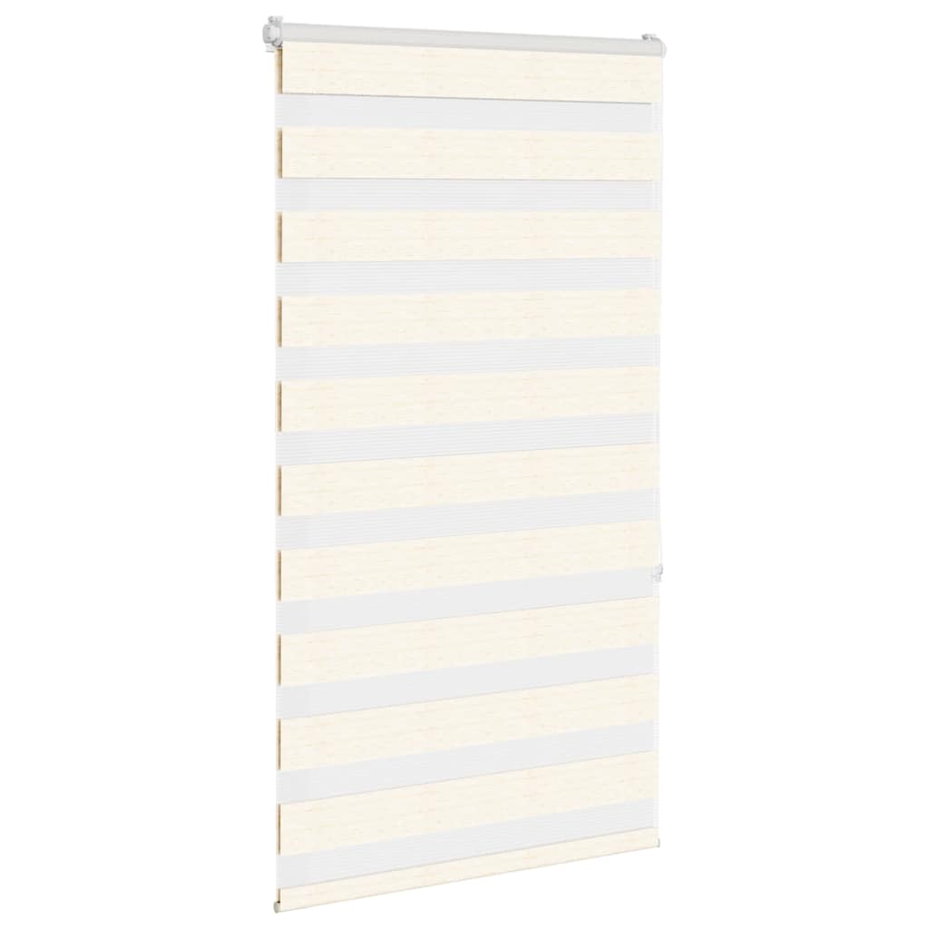 Doppelrollo Marmorbeige 75x150 cm Stoffbreite 70,9 cm Polyester