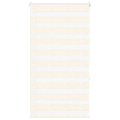 vidaXL Store enrouleur double marron beige 80x150 cm largeur du tissu 75,9 cm polyester