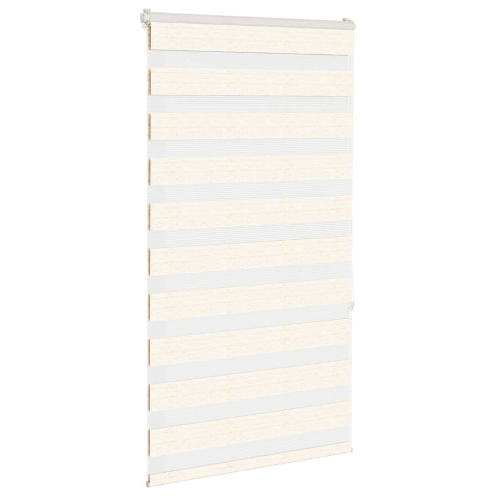 vidaXL Store enrouleur double marron beige 80x150 cm largeur du tissu 75,9 cm polyester