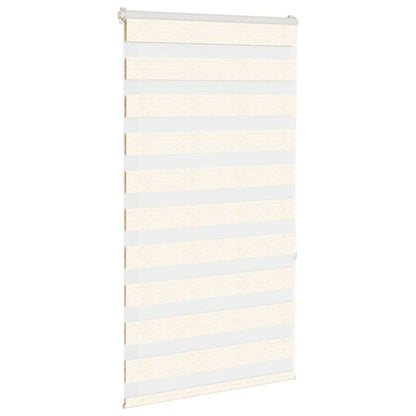 vidaXL Store enrouleur double marron beige 80x150 cm largeur du tissu 75,9 cm polyester