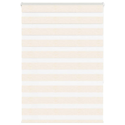 Doppelrollo Marmorbeige 100x150 cm Stoffbreite 95,9 cm Polyester