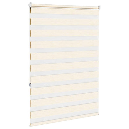 vidaXL Double store enrouleur marron marbré 100x150 cm Largeur du tissu 95,9 cm Polyester
