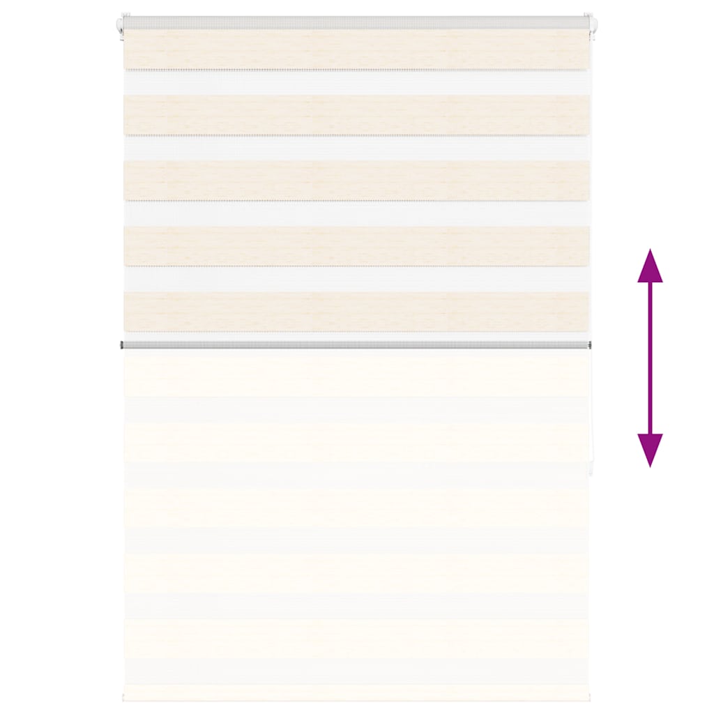 Doppelrollo Marmorbeige 105x150cm Stoffbreite 100,9 cm Polyester