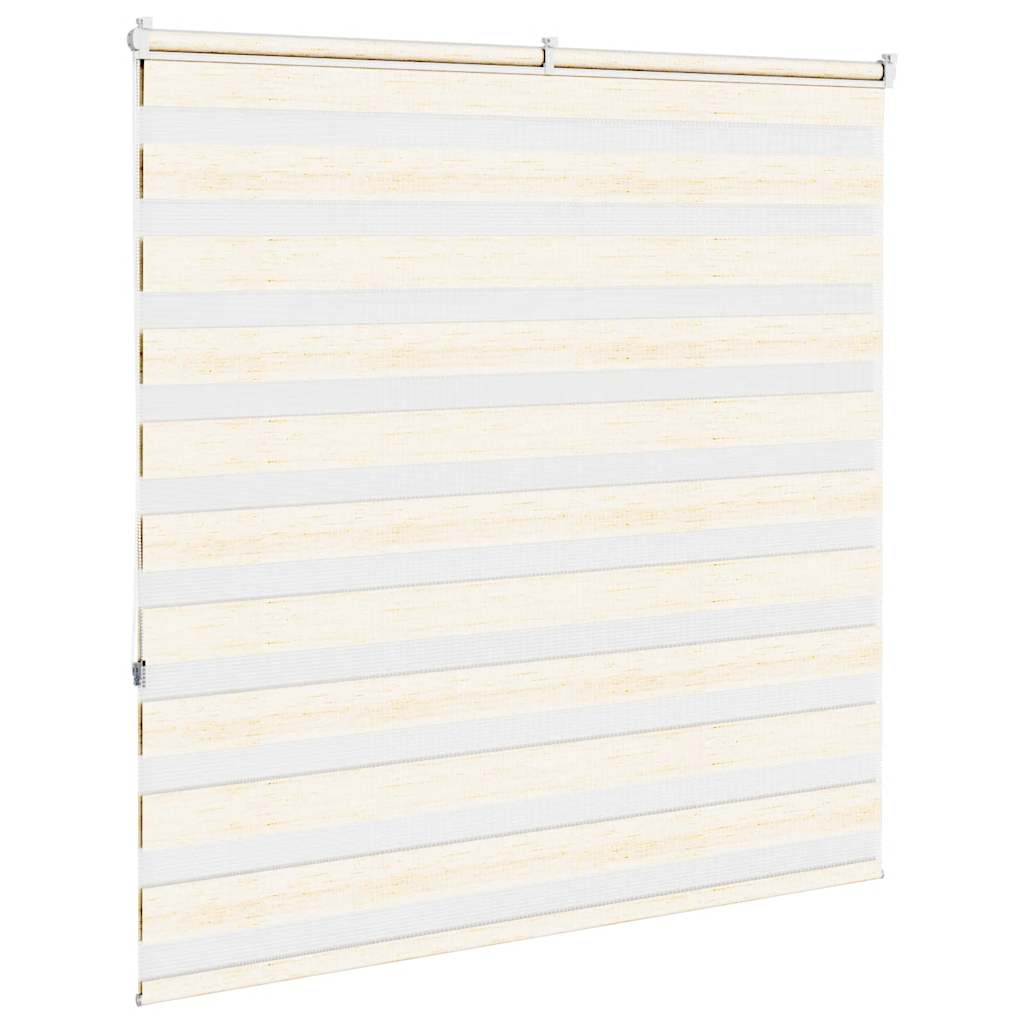 vidaXL Doppelrollo Marmorbeige 150x150cm Stoffbreite 145,9 cm Polyester