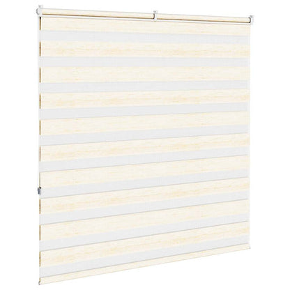 vidaXL Doppelrollo Marmorbeige 150x150cm Stoffbreite 145,9 cm Polyester