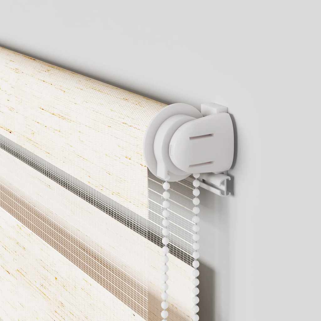 Doppelrollo Marmorbeige 150x150cm Stoffbreite 145,9 cm Polyester