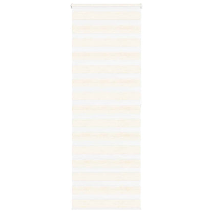 vidaXL Doppelrollo Marmorbeige 80x200 cm Stoffbreite 75,9 cm Polyester