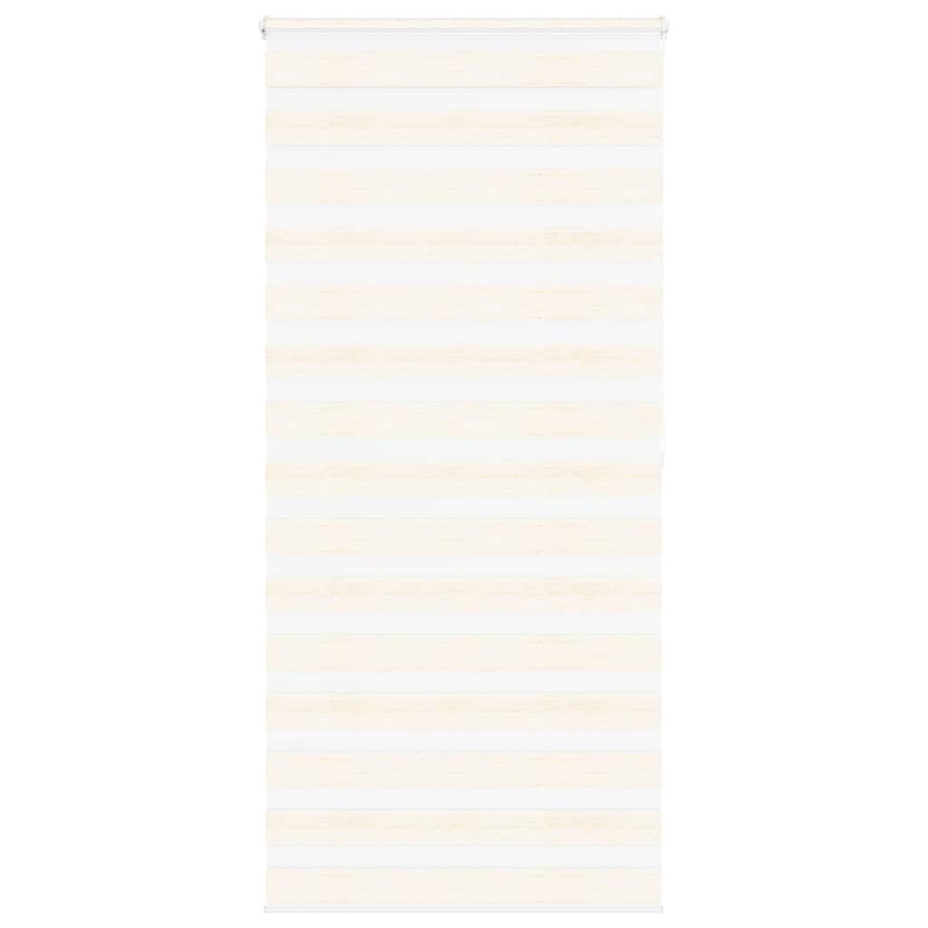 Doppelrollo Marmorbeige 95x200 cm Stoffbreite 90,9 cm Polyester