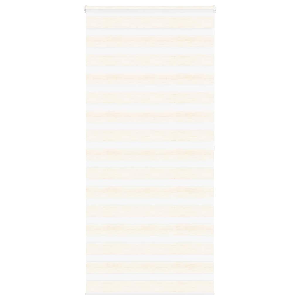 vidaXL Doppelrollo Marmorbeige 105x200cm Stoffbreite 100,9 cm Polyester