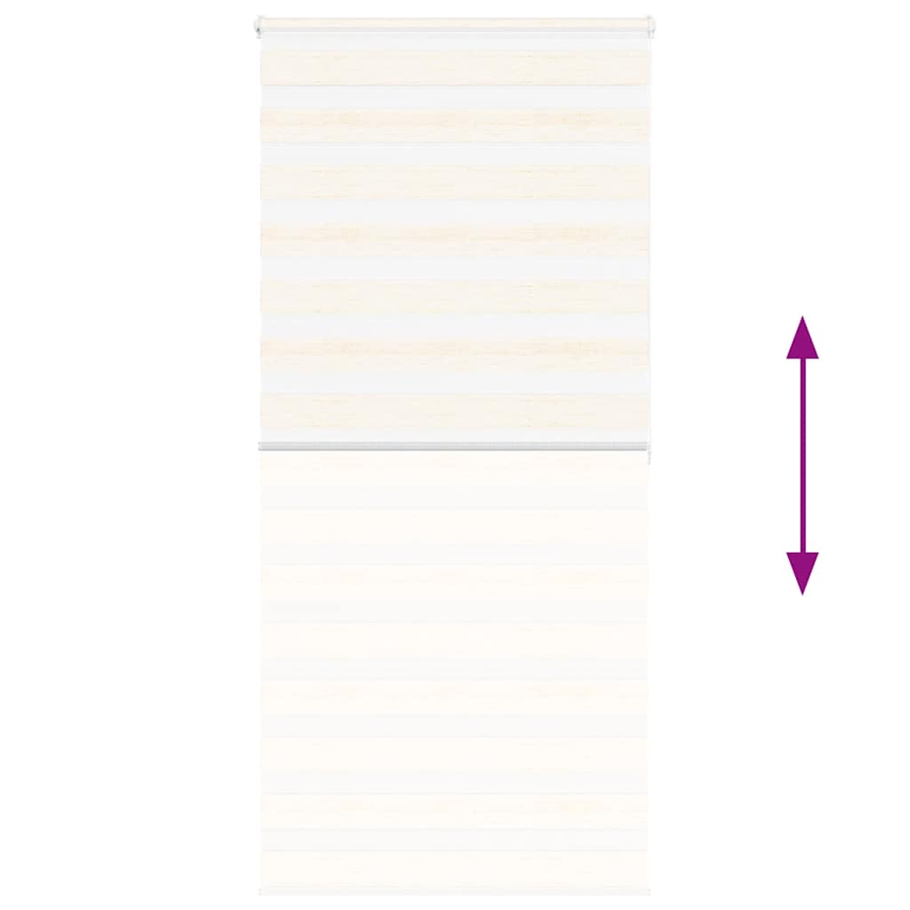 Doppelrollo Marmorbeige 110x200cm Stoffbreite 105,9 cm Polyester